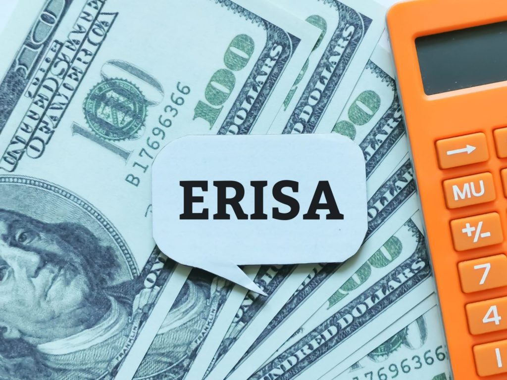 photo of dollar bills relating to ERISA claims